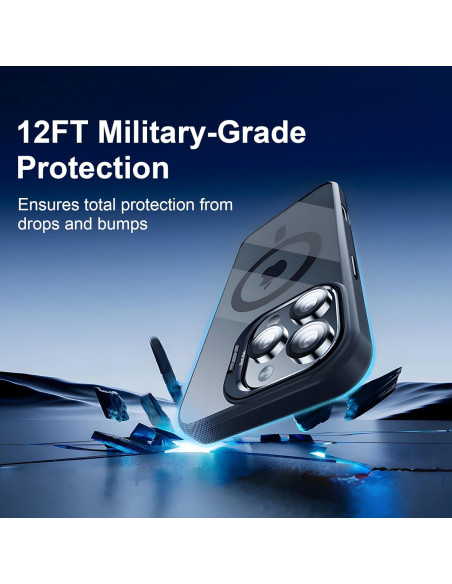 Funda Magnética para iPhone 14 TechSolu con Soporte y Protectores