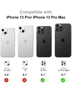 Protector de Lente de Cámara Jeluse para iPhone 13 Pro Max 9H 2
