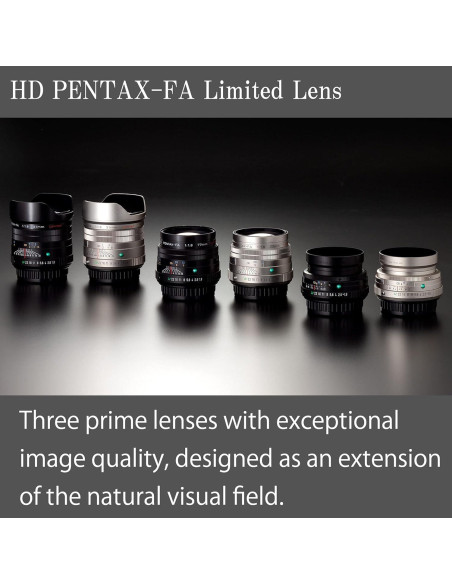 Lente Pentax HD FA 43mm F1.9 Limitada Plateada - Gran Apertura Lente Pentax HD FA 43mm F1.9 Limitada Plateada - Gran Apertura