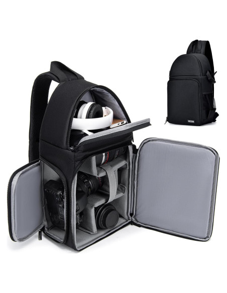Mochila Bandolera CADeN para Cámara DSLR/SLR Impermeable
