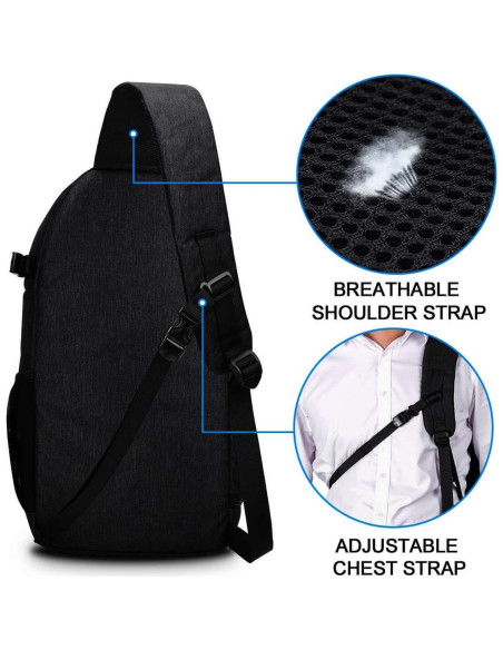 Mochila Bandolera CADeN para Cámara DSLR/SLR Impermeable