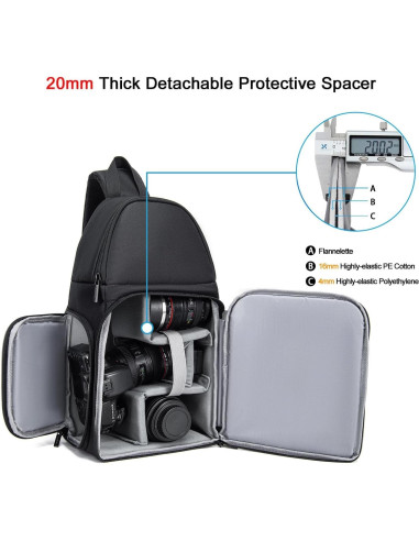 Mochila Bandolera CADeN para Cámara DSLR/SLR Impermeable