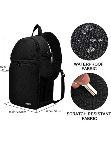 Mochila Bandolera CADeN para Cámara DSLR/SLR Impermeable