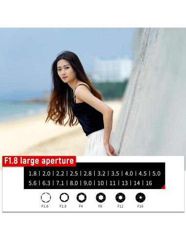 Lente VILTROX 85mm F1.8 II para cámaras Sony E-Mount