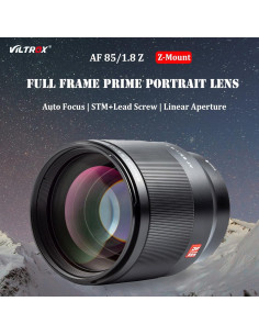 Lente VILTROX 85mm F1.8 STM para Nikon Z - Enfoque Automático 2