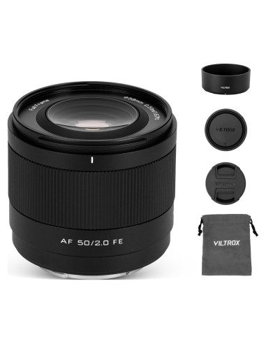 Lente VILTROX 50mm F2.0 para cámaras Sony E-Mount