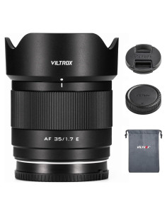 Lente VILTROX 35mm f/1.7 E para cámaras Sony APS-C