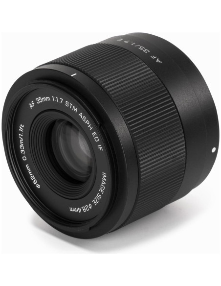 Lente VILTROX 35mm f/1.7 E para cámaras Sony APS-C