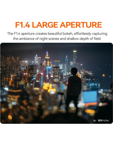 Lente Manual TTArtisan 35mm F1.4 Inclinación para Canon RF