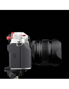 Capucha de Lente Metálica Cuadrada Haoge LH-X23B para Fujifilm 2