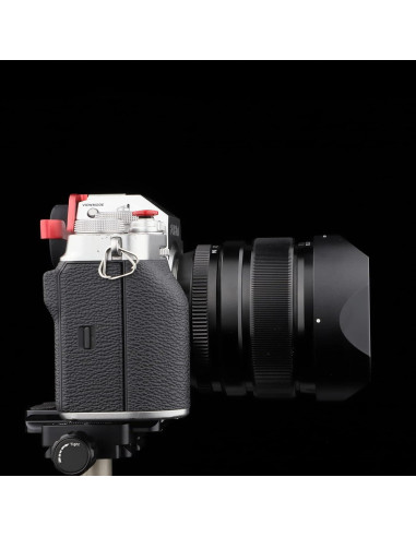 Capucha de Lente Metálica Cuadrada Haoge LH-X23B para Fujifilm