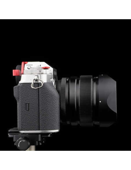 Capucha de Lente Metálica Cuadrada Haoge LH-X23B para Fujifilm