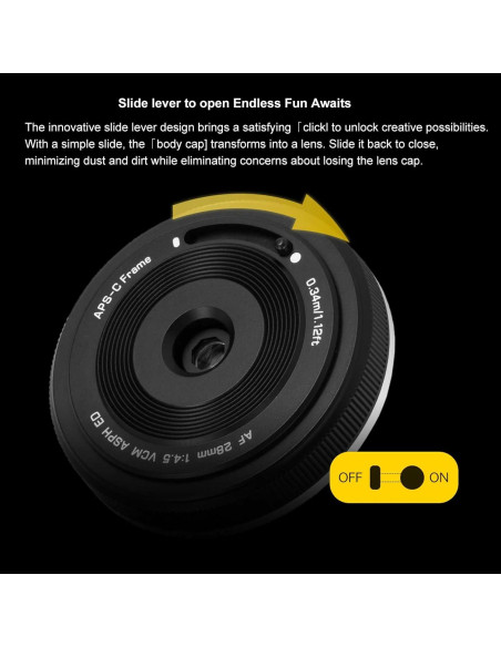 Lente Viltrox 28mm F4.5 Gran Angular AF para Fujifilm