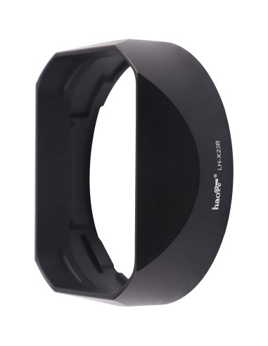 Capucha de Lente Metálica Cuadrada Haoge LH-X23B para Fujifilm