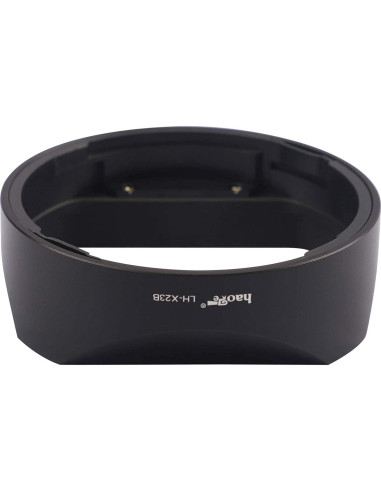Capucha de Lente Metálica Cuadrada Haoge LH-X23B para Fujifilm