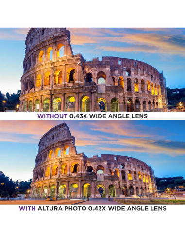 Lente Gran Angular 52MM Altura Photo 0.43X con Macro