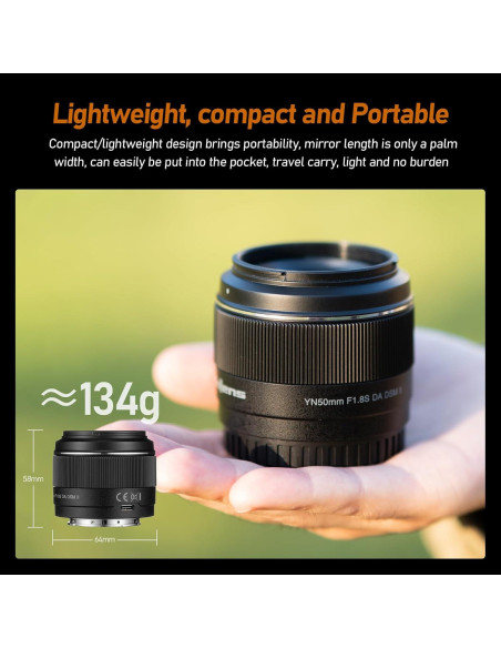 Lente YONGNUO 50mm F1.8 para cámaras Sony E - Bokeh impresionante Lente YONGNUO 50mm F1.8 para cámaras Sony E - Bokeh impresionante