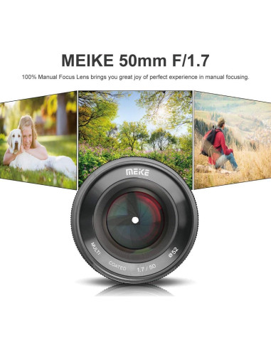 Lente Prime Meike 50mm F1.7 Manual para Nikon Z