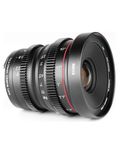 Lente Prime Meike 25mm T2.2 Enfoque Manual MFT 4K