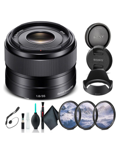 Lente Sony E 35mm f/1.8 OSS para cámaras APS-C con kit