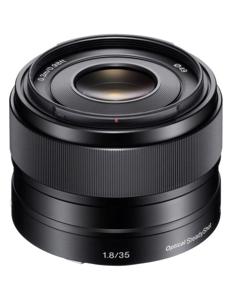 Lente Sony E 35mm f/1.8 OSS para cámaras APS-C con kit Lente Sony E 35mm f/1.8 OSS para cámaras APS-C con kit