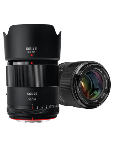 Lente Meike 55mm f/1.4 APS-C para cámaras Sony E-Mount