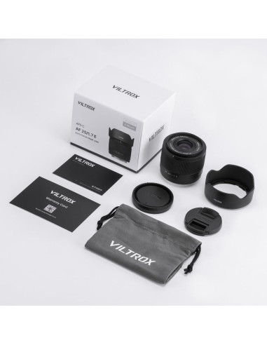Lente VILTROX 25mm F1.7 E-Mount para cámaras Sony