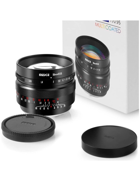 Lente Meike 50mm f0.95 Manual para Canon EF-M APS-C Lente Meike 50mm f0.95 Manual para Canon EF-M APS-C