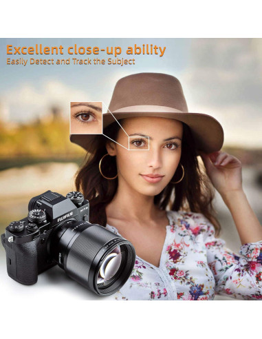 Lente VILTROX 85mm f1.8 II para Fujifilm X-Mount AF