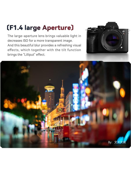 Lente Manual Inclinable TTArtisan 50mm F1.4 para Nikon Z