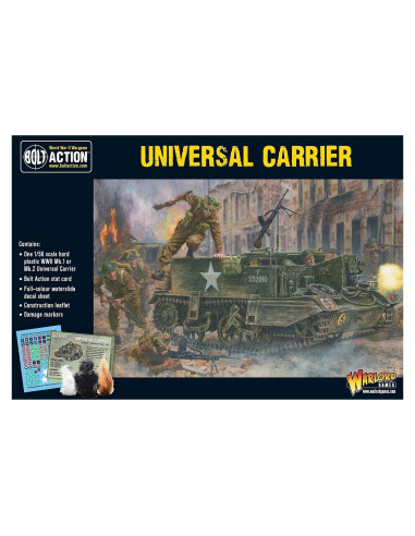 Kit de Modelo Warlord Universal Carrier 1:56 Sin Pintar
