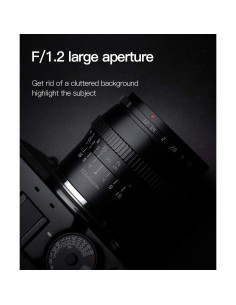 Lente TTArtisan 50mm F1.2 Manual para Canon RF - 336g 2