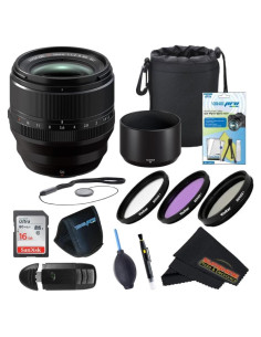 Lente Fujifilm XF 56mm f/1.2 R WR para Retratos - Paquete Profesional