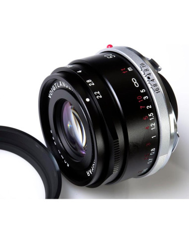 Voigtlander 50mm F2.2 Color Skopar Negro para M - Lente Compacta