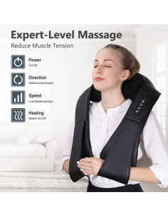 Masajeador de Cuello iKristin con Calor y Shiatsu 3D 2