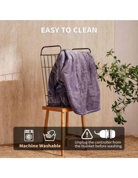 Manta Calentada JET'S HOME 127x152 cm - Eléctrica Lavable