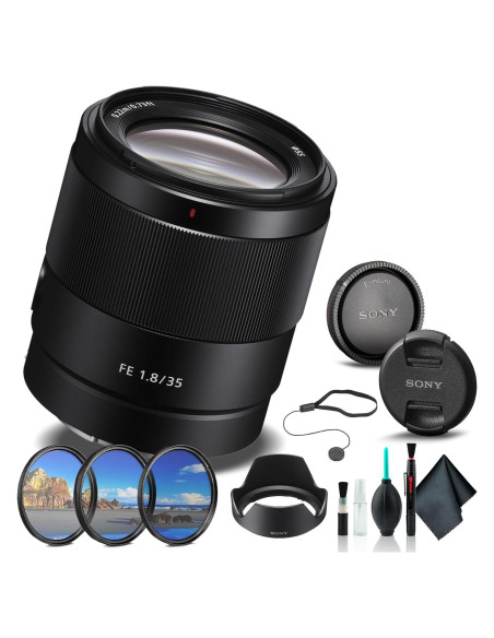 Lente Sony FE 35mm f/1.8 para Cámaras E - Incluye Kit de Filtros Lente Sony FE 35mm f/1.8 para Cámaras E - Incluye Kit de Filtros