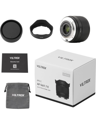 Lente Viltrox 56mm F1.7 para Sony E - Enfoque Automático