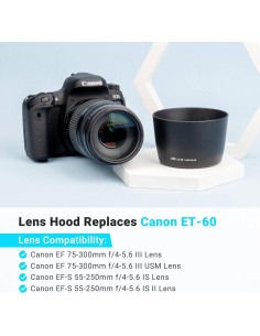 Parasol JJC para Lente Canon RF 75-300mm y EF 75-300mm 2
