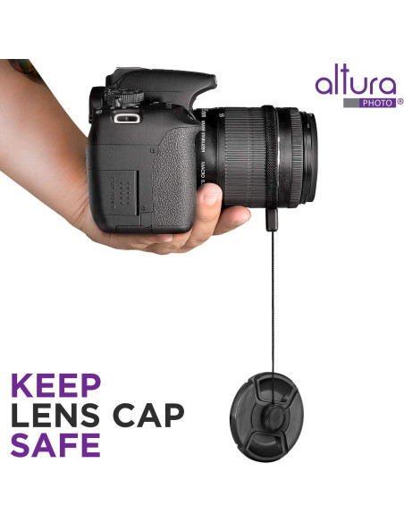 Correa para Tapas de Lente Altura Photo - Soporte Universal DSLR