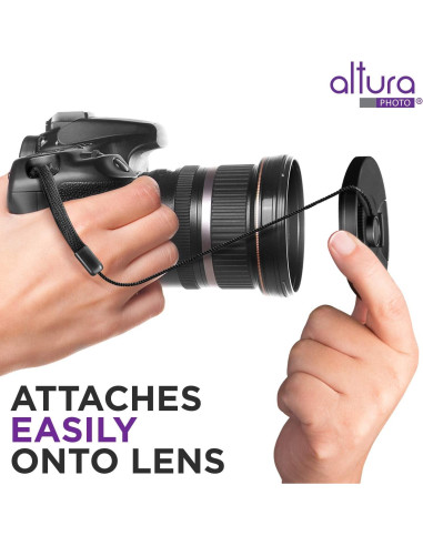 Correa para Tapas de Lente Altura Photo - Soporte Universal DSLR