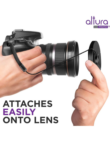 Correa para Tapas de Lente Altura Photo - Soporte Universal DSLR