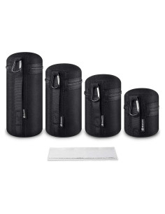 Powerextra 4x Funda de Lente Neopreno para Cámara DSLR