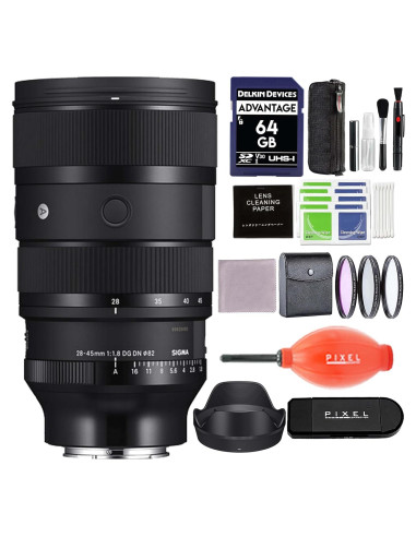 Lente Sigma 28-45mm f/1.8 DG DN Art para Sony E - Accesorios