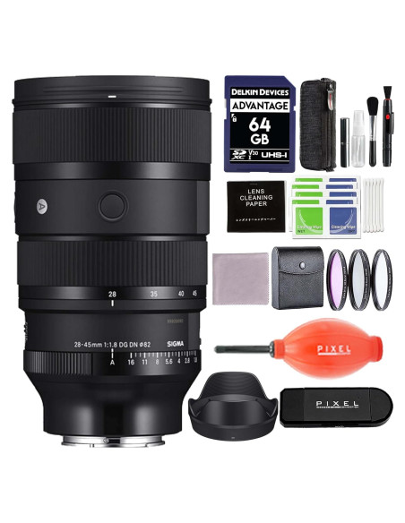Lente Sigma 28-45mm f/1.8 DG DN Art para Sony E - Accesorios Lente Sigma 28-45mm f/1.8 DG DN Art para Sony E - Accesorios