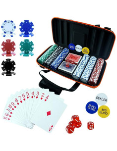 Juego de Fichas de Póker 300 PCS - 11.5g - Pureplay 2