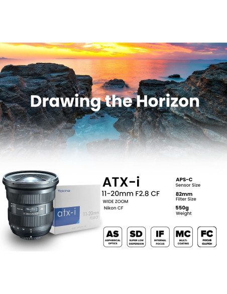 Lente Tokina ATX-i 11-20mm F2.8 Montura Nikon F