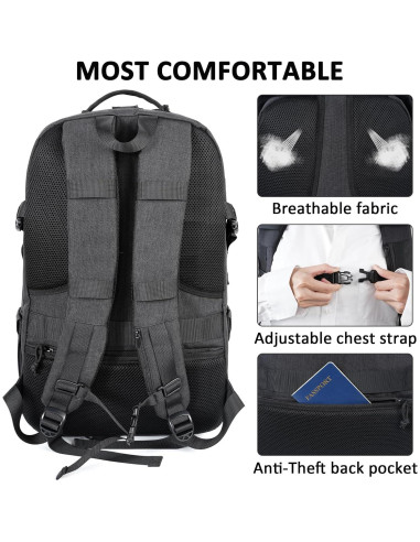 Mochila MATEIN para Laptop 17" Resistente al Agua 32L