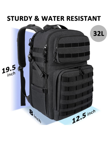 Mochila MATEIN para Laptop 17" Resistente al Agua 32L