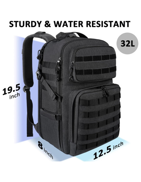 Mochila MATEIN para Laptop 17" Resistente al Agua 32L